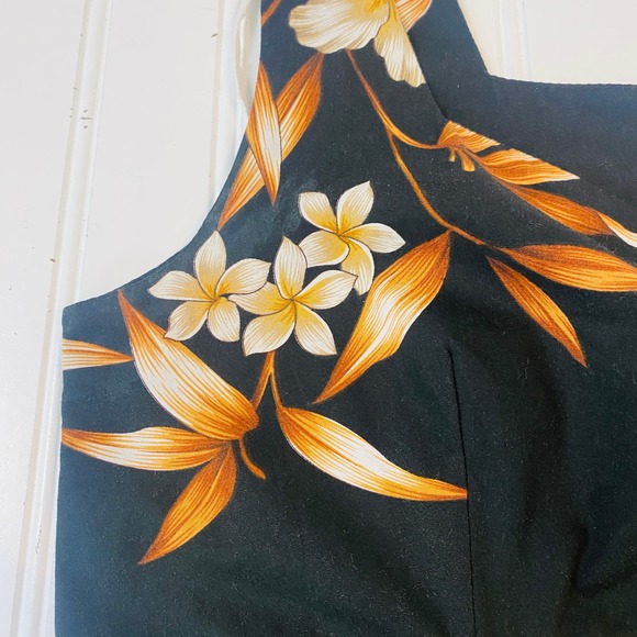 Vintage Pacific Legend Floral A-Line Dress Women Medium Made in Hawaii 90s Y2K - Picture 10 of 10